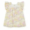 Nopop Cotton Muslin Dress Ecru Bonton Fashion Baby