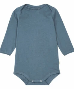 Norge Organic Cotton Playsuit Grey blue Minimalisma Fashion Baby, Children
