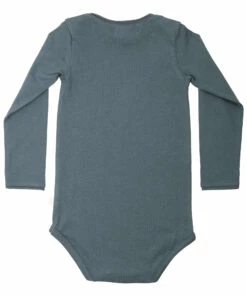 Norra Organic Cotton Babygrow Peacock blue Minimalisma Fashion Baby -Baby Tops Elegant Store norra organic cotton babygrow peacock blue minimalisma fashion baby 2