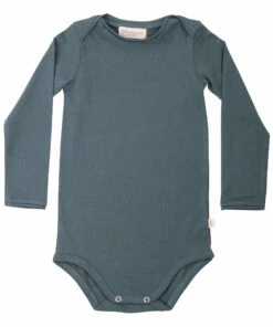 Norra Organic Cotton Babygrow Peacock blue Minimalisma Fashion Baby