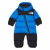 Nuptse Baby Snow Suit Blue The North Face Fashion Baby