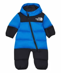Nuptse Baby Snow Suit Blue The North Face Fashion Baby