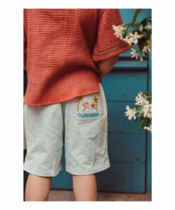 Obiki Chambray Shorts Blue Louise Misha Fashion Baby, Children 6 Obiki Chambray Shorts Blue Louise Misha Fashion Baby, Children -Baby Tops Elegant Store obiki chambray shorts blue louise misha fashion baby children 2