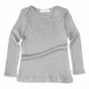Obladi Silk and Cashmere T-shirt Grey Minimalisma Fashion Baby