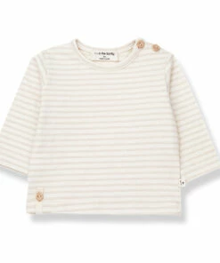 Odon Striped T-shirt Beige 1+ in the family Fashion Baby