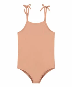 One Piece Swimsuit Peach Gray Label Fashion Baby, Children