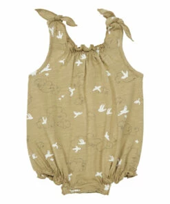 Onesie Cloud Romper Brown Rylee + Cru Fashion Baby