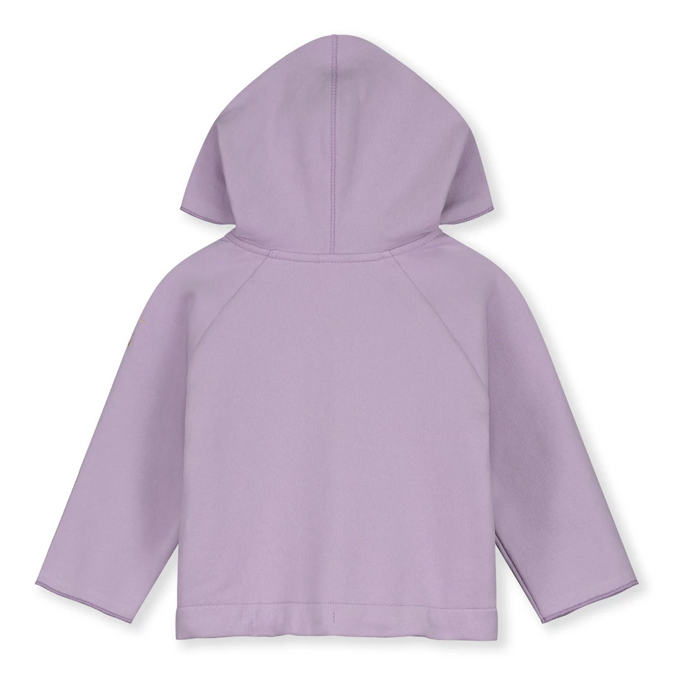 Organic CottoHoodie Lilac Gray Label Fashion Baby 2 Organic CottoHoodie Lilac Gray Label Fashion Baby - Image 2