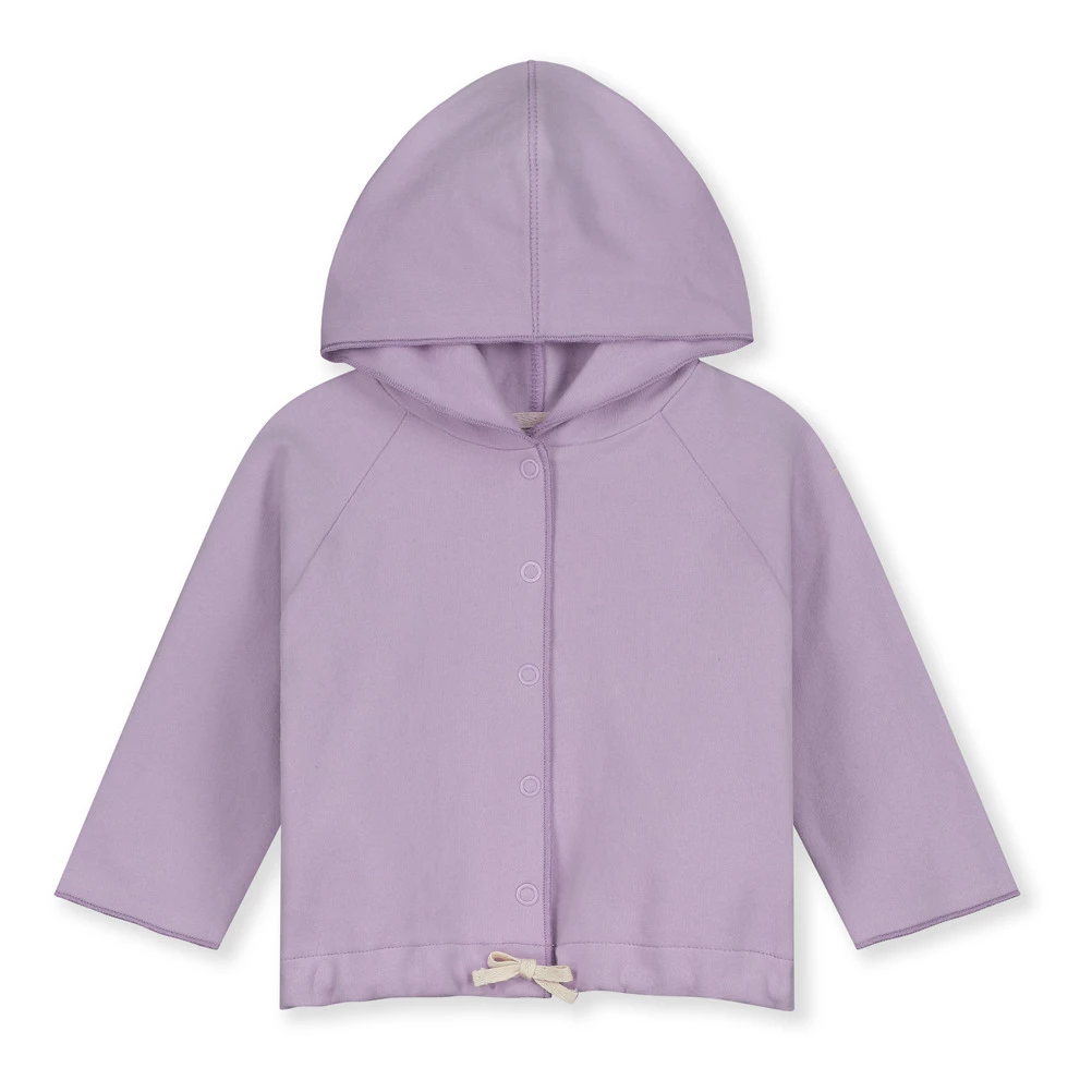 Organic CottoHoodie Lilac Gray Label Fashion Baby 1 Organic CottoHoodie Lilac Gray Label Fashion Baby