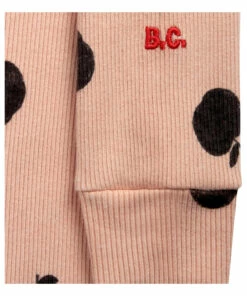 Organic Cotton Apple Jumpsuit - Iconic Collection - Apricot Bobo Choses Fashion Baby -Baby Tops Elegant Store organic cotton apple jumpsuit iconic collection organic cotton apple jumpsuit iconic collection apricot bobo choses fashion baby 2