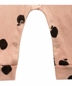 Organic Cotton Apple Jumpsuit - Iconic Collection - Apricot Bobo Choses Fashion Baby -Baby Tops Elegant Store organic cotton apple jumpsuit iconic collection organic cotton apple jumpsuit iconic collection apricot bobo choses fashion baby 3