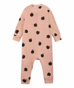 Organic Cotton Apple Jumpsuit - Iconic Collection - Apricot Bobo Choses Fashion Baby -Baby Tops Elegant Store organic cotton apple jumpsuit iconic collection organic cotton apple jumpsuit iconic collection apricot bobo choses fashion baby 5