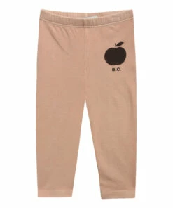 Organic Cotton Apple Leggings - Iconic Collection - Apricot Bobo Choses Fashion Baby