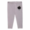 Organic Cotton Apple Leggings - Iconic Collection - Mauve Bobo Choses Fashion Baby