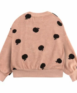 Organic Cotton Apple Sweatshirt - Iconic Collection - Apricot Bobo Choses Fashion Baby -Baby Tops Elegant Store organic cotton apple sweatshirt iconic collection organic cotton apple sweatshirt iconic collection apricot bobo choses fashion baby 4