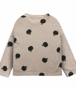 Organic Cotton Apple T-Shirt - Iconic Collection - Beige Bobo Choses Fashion Baby -Baby Tops Elegant Store organic cotton apple t shirt iconic collection organic cotton apple t shirt iconic collection beige bobo choses fashion baby 3