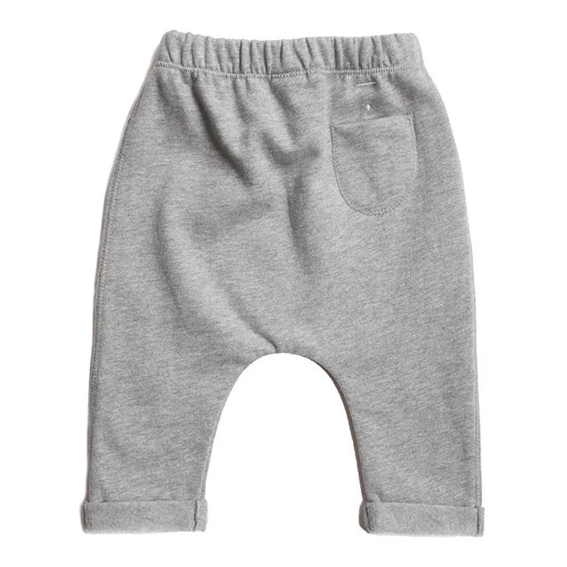 Organic Cotton Baby Joggers Grey Gray Label Fashion Baby 2 Organic Cotton Baby Joggers Grey Gray Label Fashion Baby - Image 2