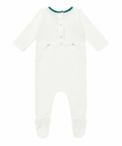 Organic Cotton Baby Pyjamas - Christmas Collection - Ecru Bonton Fashion Baby 5 Organic Cotton Baby Pyjamas - Christmas Collection - Ecru Bonton Fashion Baby -Baby Tops Elegant Store organic cotton baby pyjamas christmas collection ecru bonton fashion baby 2
