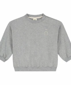 Organic Cotton Baby Sweatshirt Grey Gray Label Fashion Baby
