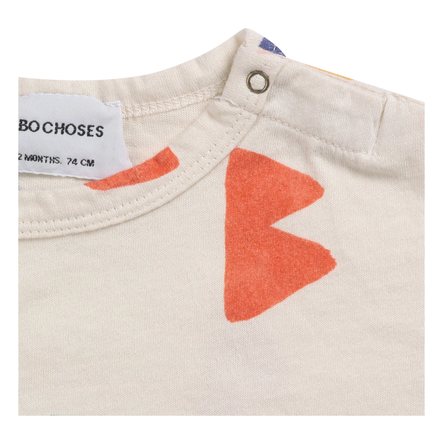 Organic Cotton Baby T-shirt Ecru Bobo Choses Fashion Baby 2 Organic Cotton Baby T-shirt Ecru Bobo Choses Fashion Baby - Image 2