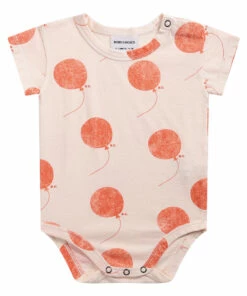 Organic Cotton Balloon Babygrow Ecru Bobo Choses Fashion Baby