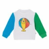 Organic Cotton Beach Ball Sweatshirt White Stella McCartney Kids Fashion Baby