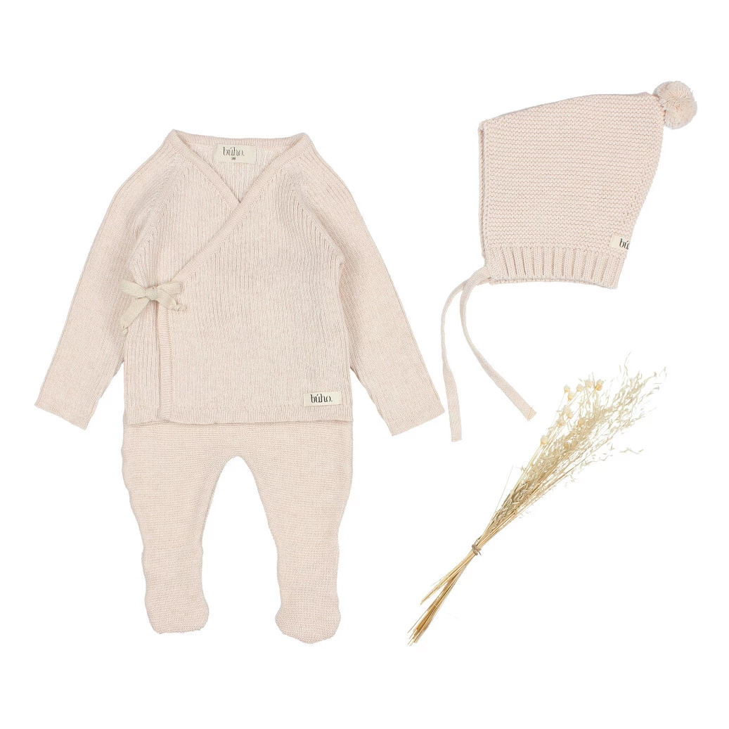 Organic Cotton Beanie Beige Búho Fashion Baby 6 Organic Cotton Beanie Beige Búho Fashion Baby - Image 6