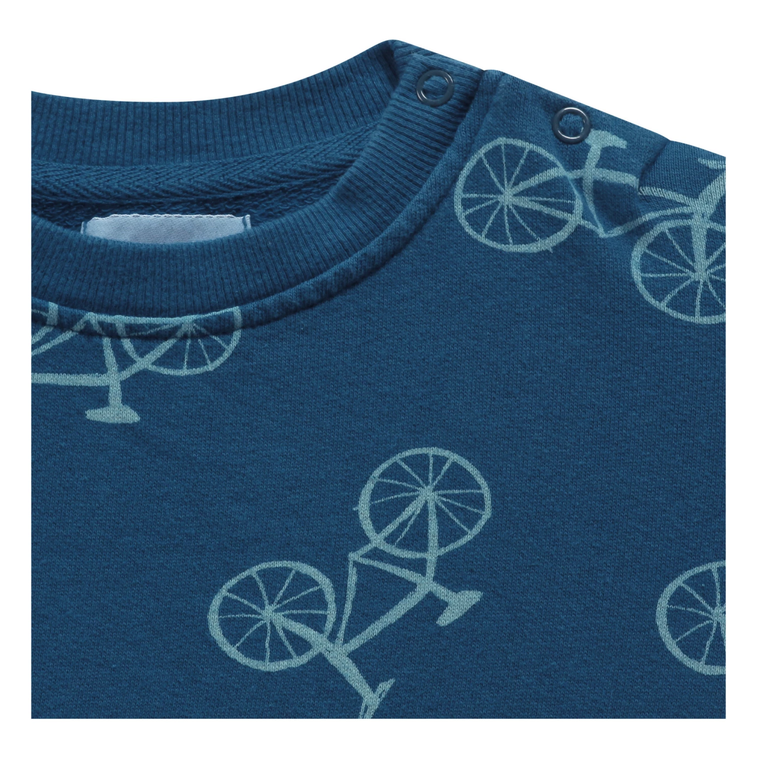 Organic Cotton Bicycle Sweatshirt Navy blue Bobo Choses Fashion Baby, Children 2 Organic Cotton Bicycle Sweatshirt Navy blue Bobo Choses Fashion Baby, Children - Image 2