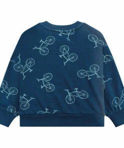 Organic Cotton Bicycle Sweatshirt Navy blue Bobo Choses Fashion Baby, Children 5 Organic Cotton Bicycle Sweatshirt Navy blue Bobo Choses Fashion Baby, Children -Baby Tops Elegant Store organic cotton bicycle sweatshirt navy blue bobo choses fashion baby children 2