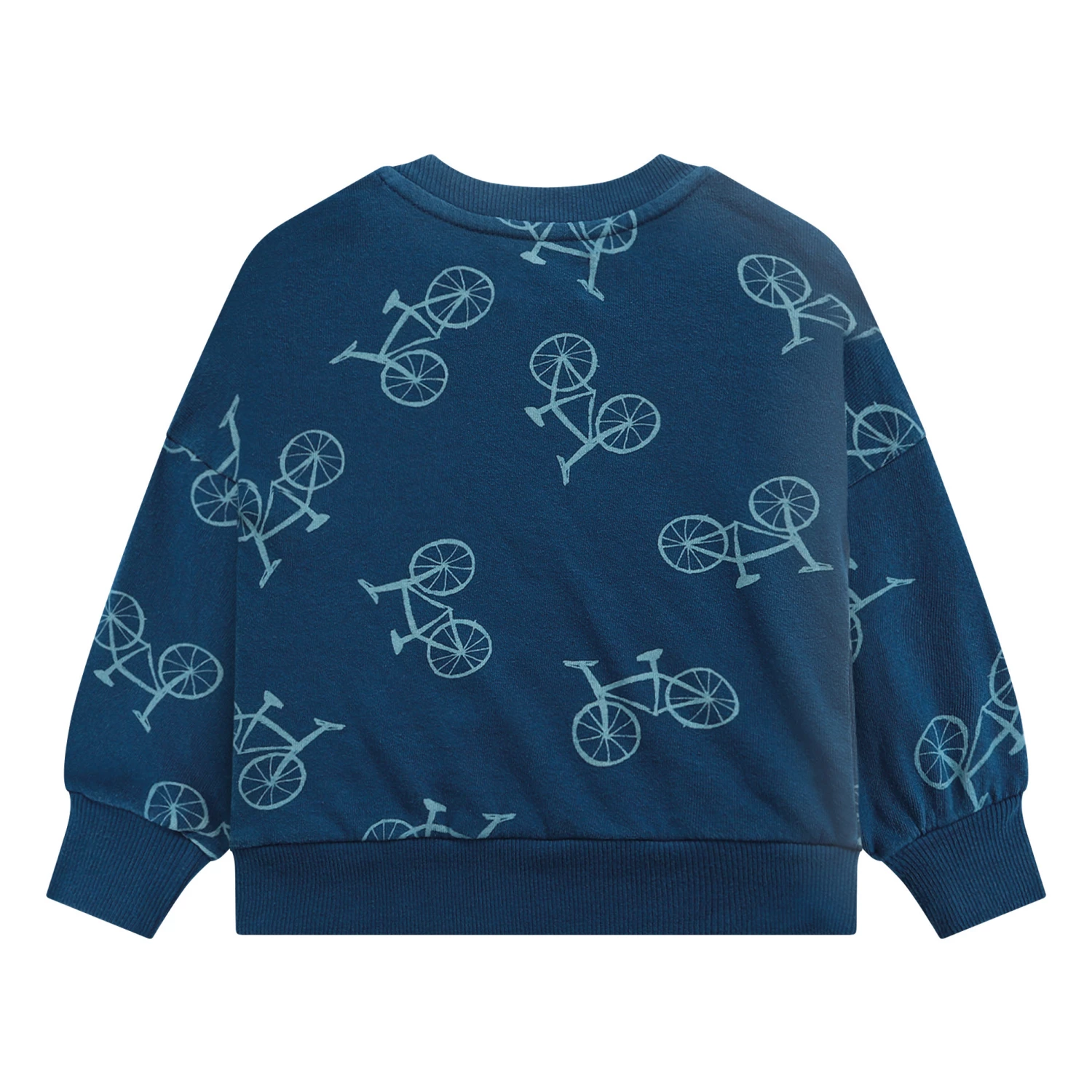 Organic Cotton Bicycle Sweatshirt Navy blue Bobo Choses Fashion Baby, Children 3 Organic Cotton Bicycle Sweatshirt Navy blue Bobo Choses Fashion Baby, Children - Image 3