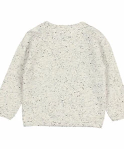 Organic Cotton Blend Baby Sweatshirt Heather grey Búho Fashion Baby -Baby Tops Elegant Store organic cotton blend baby sweatshirt heather grey b uacute ho fashion baby 2