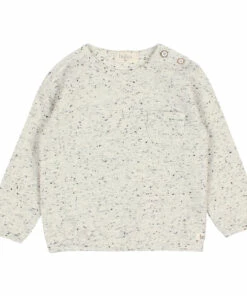 Organic Cotton Blend Baby Sweatshirt Heather grey Búho Fashion Baby