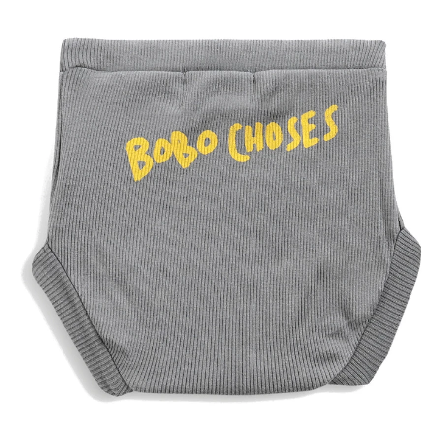Organic Cotton Bloomers Charcoal grey Bobo Choses Fashion Baby 3 Organic Cotton Bloomers Charcoal grey Bobo Choses Fashion Baby - Image 3