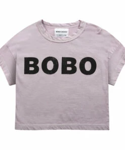 Organic Cotton Bobo Choses T-Shirt - Iconic Collection - Mauve Bobo Choses Fashion Baby, Children