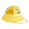 Organic Cotton Bucket Hat Yellow Mini Rodini Fashion Baby