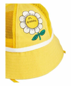 Organic Cotton Bucket Hat Yellow Mini Rodini Fashion Baby -Baby Tops Elegant Store organic cotton bucket hat yellow mini rodini fashion baby 2