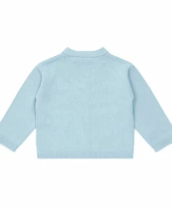 Organic Cotton Cardigan Light blue Bonton Fashion Baby -Baby Tops Elegant Store organic cotton cardigan light blue bonton fashion baby 2