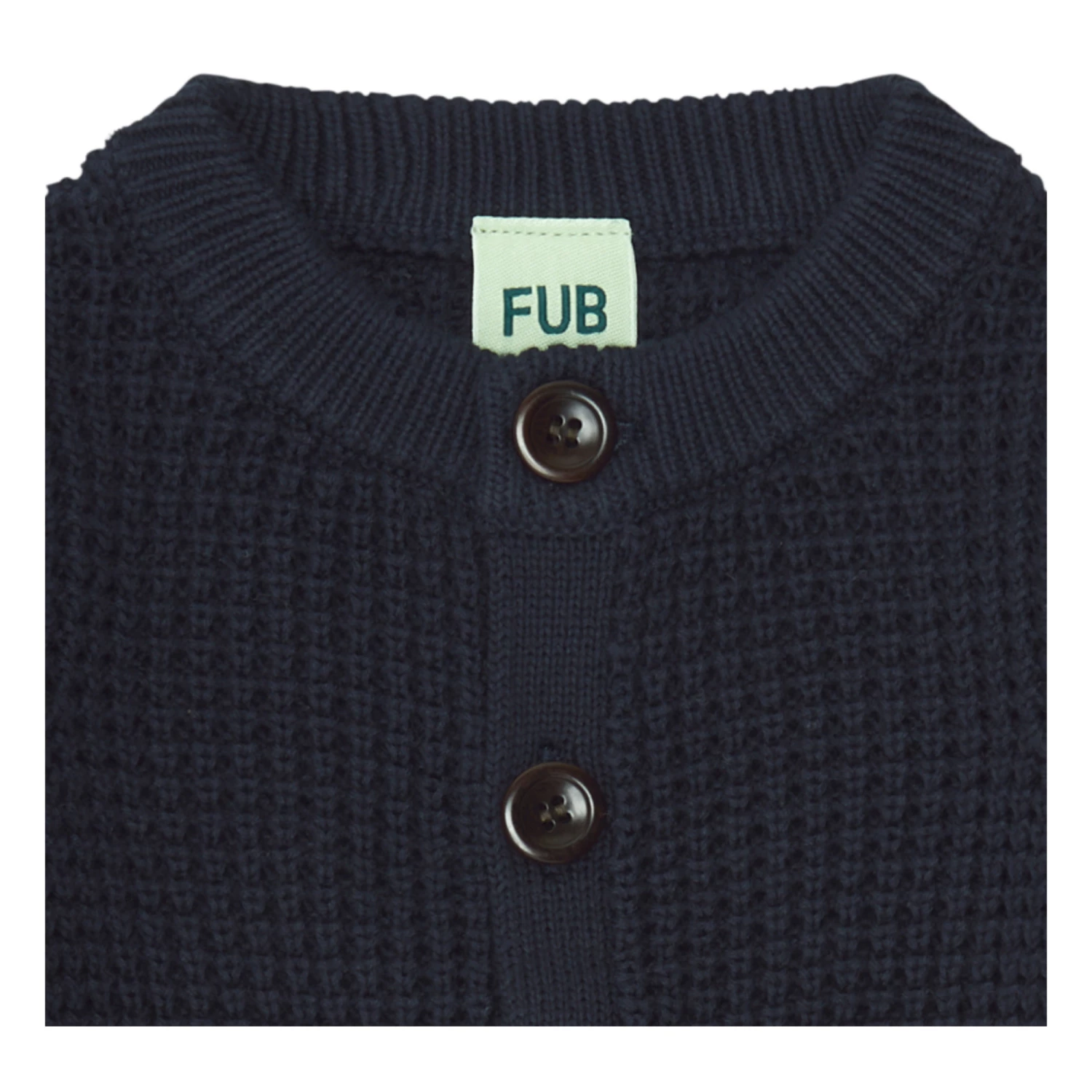 Organic Cotton Cardigan Navy blue FUB Fashion Baby 3 Organic Cotton Cardigan Navy blue FUB Fashion Baby - Image 3