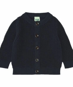 Organic Cotton Cardigan Navy blue FUB Fashion Baby