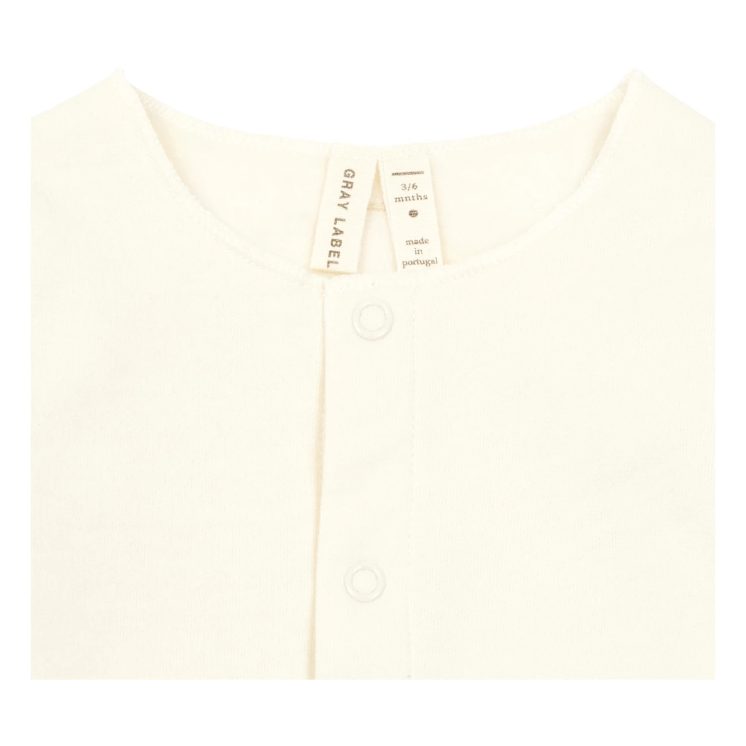 Organic Cotton Cardigan Off white Gray Label Fashion Baby 2 Organic Cotton Cardigan Off white Gray Label Fashion Baby - Image 2