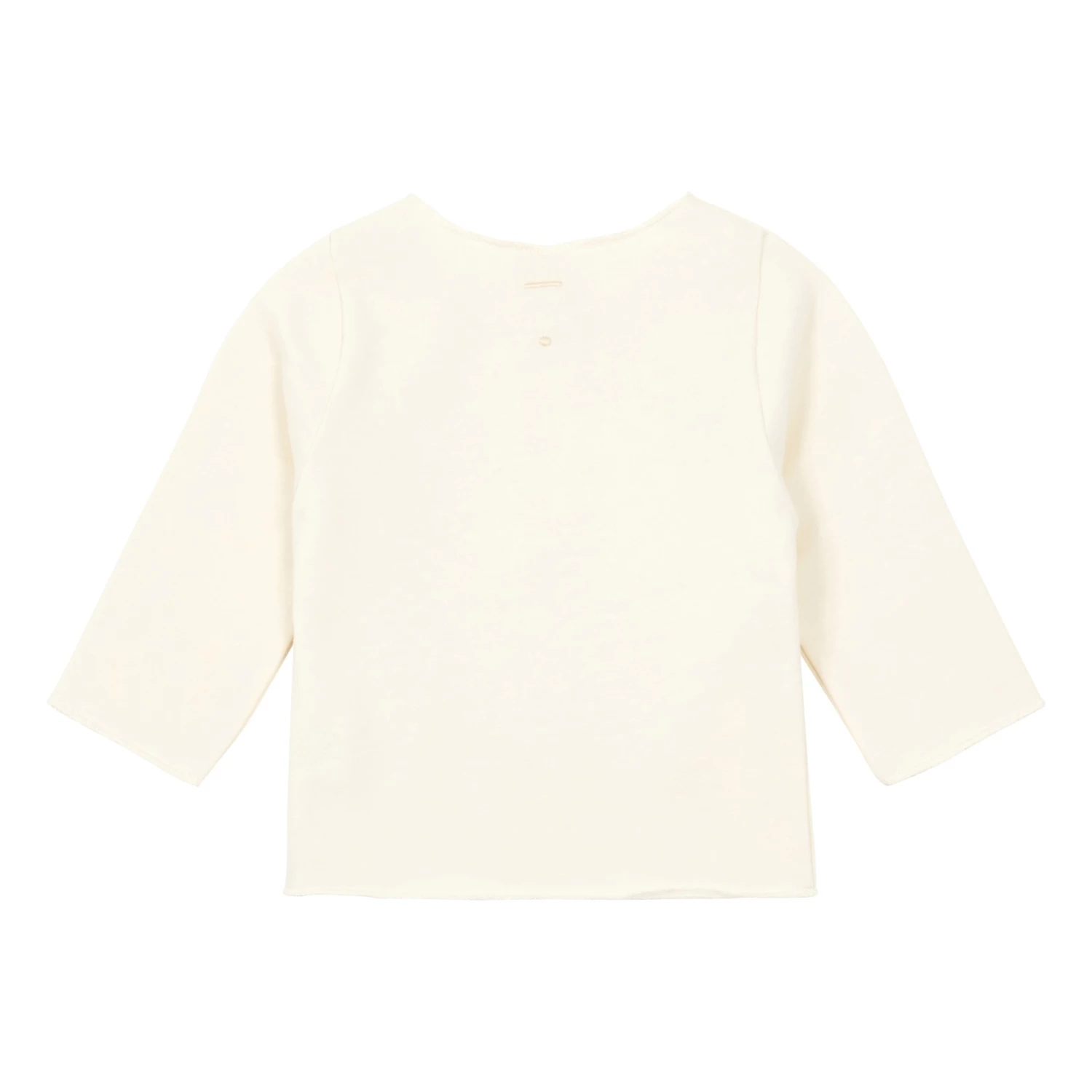 Organic Cotton Cardigan Off white Gray Label Fashion Baby 3 Organic Cotton Cardigan Off white Gray Label Fashion Baby - Image 3