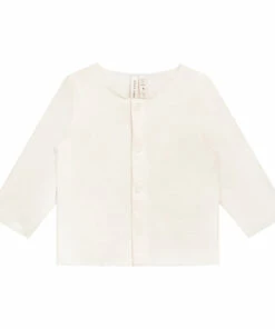 Organic Cotton Cardigan Off white Gray Label Fashion Baby