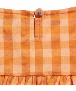 Organic Cotton Checked Dress Orange Bobo Choses Fashion Baby 12 Organic Cotton Checked Dress Orange Bobo Choses Fashion Baby -Baby Tops Elegant Store organic cotton checked dress orange bobo choses fashion baby 5