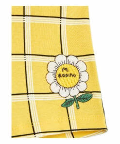 Organic Cotton Checked Shorts Yellow Mini Rodini Fashion Baby, Children -Baby Tops Elegant Store organic cotton checked shorts yellow mini rodini fashion baby children 2