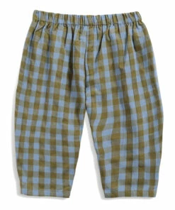 Organic Cotton Checked Trousers Khaki Bobo Choses Fashion Baby -Baby Tops Elegant Store organic cotton checked trousers khaki bobo choses fashion baby 4