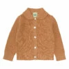 Organic Cotton Collar Cardigan Apricot FUB Fashion Baby