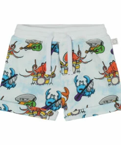 Organic Cotton Crab Shorts Blue Stella McCartney Kids Fashion Baby