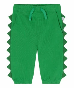 Organic Cotton Crocodile Joggers Green Stella McCartney Kids Fashion Baby