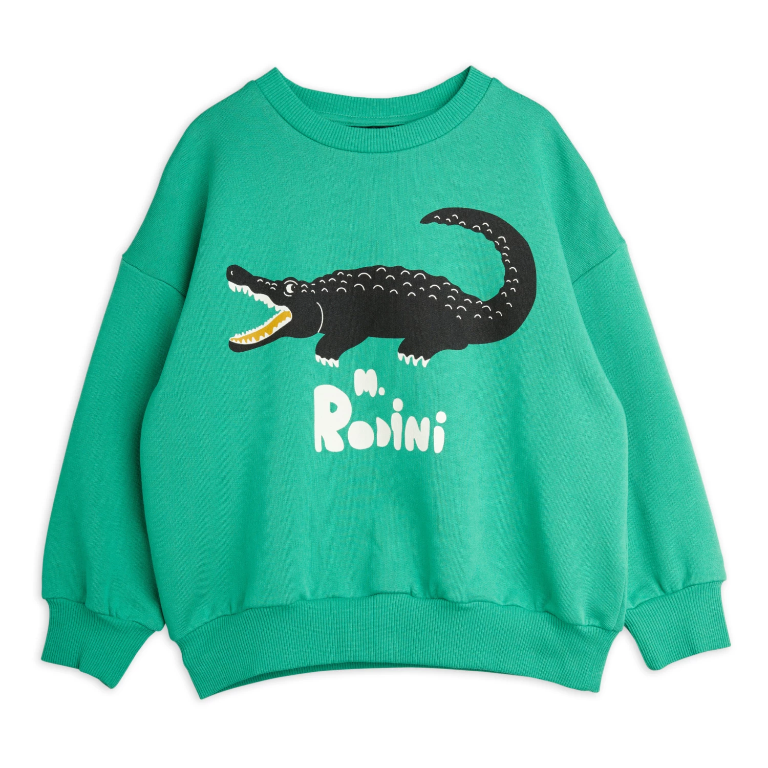 Organic Cotton Crocodile Sweatshirt Green Mini Rodini Fashion Baby, Children 1 Organic Cotton Crocodile Sweatshirt Green Mini Rodini Fashion Baby, Children