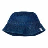 Organic Cotton Denim Baby Bucket Hat Navy blue Petit Bateau Fashion Baby